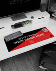 'Print your image' Custom Mouse Pad or Desk Pad | 32"x12"