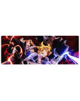 32x12 inches anime mouse pad with Edward Elric and Alphonse, bold action scene and crisp linework.
