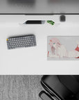 Small-sized 14x10 mouse pad with anime theme adds bold, playful energy to any desk or workspace