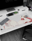 Darling in the Franxx-inspired design on 40x20 mouse pad perfect for adding playful flair and refined elegance to your setup or decor