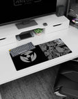 28x12 inches Naruto Shippuden mouse pad featuring Obito, Kakashi, Itachi, and Sasuke in a tense stare.
