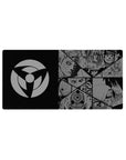 32x16 inches anime mouse pad with Naruto Shippuden manga panels, Sharingan eyes, masks, and Akatsuki vibe.