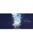 Shigatsu wa Kimi no Uso anime desk pad 36x16 inches with starry sky and dreamy double-scene art.
