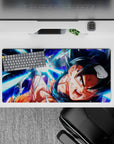 High-quality 32x16 inch mouse pad showcasing Goku's iconic attack for gaming and inspired setups