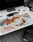 Nature-inspired design on 40x20 desk mat perfect for adding harmony and graceful beauty to your setup or decor