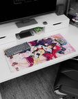 Anime mouse pad 32x16 inches featuring High School DxD cast with Issei, Rias, Akeno, Koneko, Xenovia, Irina, Asia, Rossweisse.