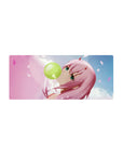 Compact 28x12 mouse pad with soft pastel anime art, floating petals, and dreamy bubblegum pop details