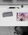Small-sized 14x10 mouse pad with Jeanne Alter design adds bold Fate/Grand Order energy to any desk