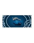 Streamlined Yin-Yang Koi Fish desk mat 28x12 featuring calming water for bold yet peaceful workspace flair