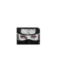 Classic anime mouse pad 14x10 inches with Kakashi-inspired ninja design, Leaf headband and crisp scuffs.
