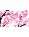 Blossom Dream desk mat 40x20 featuring soft pink cherry blossoms for serene spring-inspired style