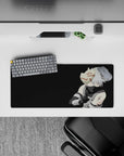 Compact 28x12 mouse pad highlights Kakashi's ANBU legacy with a clean and stylish mask motif