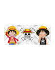 Streamlined Monkey D Luffy mouse pad 28x12 featuring classic and casual looks for bold workspace flair
