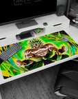 Premium 40x20 inch desk pad with Broly's legendary design, perfect for energizing any workspace