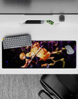 Compact 32x12 inch mouse pad highlighting Zenitsu's determination and explosive power for fans