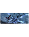 Compact Duel of Auras Battle Desk Pad 32x12 with battleground theme for stylish and sleek desk decor