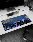 Modern 32x16 inches mouse pad featuring shadow legion design, with dark figures, glowing flames, and mystical auras for a dynamic, fantasy atmosphere.