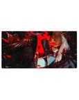 Oda Nobunaga Avenger mouse pad 32x16 featuring fiery contrast for gaming or workspace energy with flair