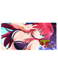 Rias Gremory in a navy bikini from High School DxD Hero on a 32x16 inch mouse pad, perfect for anime fans.