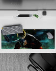 32x12 inches mouse pad with Naruto Uzumaki in a battle stance, perfect for adding dynamic energy to your workspace.