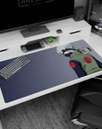 40x20 inches Naruto desk pad showing Kakashi glancing back while Pakkun rides his shoulder.