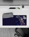 28x12 inches mouse pad with Albedo from Overlord, highlighting her combat intensity and elegant presence in a sleek, bold design.