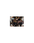Classic anime girl mouse pad 14x10 inches with commander in black cap, gold-trim uniform, flying cloak.
