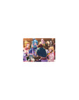 Classic 14x10 inch anime mouse pad featuring Aqua, Kazuma, Megumin, Darkness from KonoSuba in a festive tavern scene.