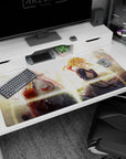 Contrasting journeys design on 40x20 mouse pad perfect for celebrating the emotional depth of two legendary heroines