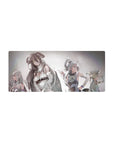 Streamlined Albedo mouse pad 28x12 featuring powerful females for bold and elegant workspace flair