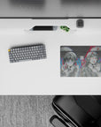 Small-sized 14x10 mouse pad with anime theme adds bold, tech-driven energy to any desk or workspace