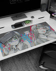 Darling in the Franxx-inspired design on 40x20 mouse pad perfect for adding bold, tech-savvy artistry and dramatic flair to your setup or decor