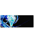 Compact 32x12 inches mouse pad with the icy dragon’s electrifying roar, perfect for fans who appreciate dynamic, action-packed visuals.