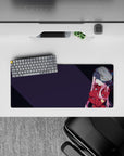 Compact 28x12 mouse pad highlights Zero Two’s fierce energy and shadowy vibes for immersive Darling in the Franxx atmosphere