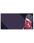 Zero Two Shadow Command Mouse Pad 32x16 featuring radiant shadows for gaming or workspace energy with anime edge