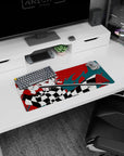 High-performance 28x12 inch mouse pad with Tanjiro Kamado's iconic design, ideal for gaming setups