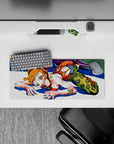 28x12 inches mouse pad with Jolyne Cujoh from JoJo’s Bizarre Adventure: Stone Ocean, capturing her bold attitude and vibrant outfit.