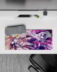 Compact 28x12 mouse pad highlights Ruler Jeanne and Alter's intensity for Fate anime enthusiasts