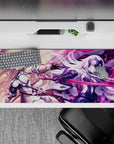 Striking 36x16 desk pad highlights Ruler Jeanne and Alter's contrasting powers in stunning artistic detail