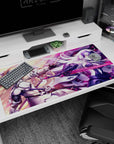 Light vs dark design on 40x20 mouse pad perfect for celebrating Fate/Grand Order's iconic Jeanne d'Arc showdown