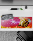 Compact 32x12 inch mouse pad highlighting the iconic planet for Dragon Ball Z fans