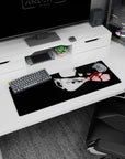 32x12 inches Naruto mouse pad showing Kakashi Hatake half in shadow, one Sharingan eye staring out.