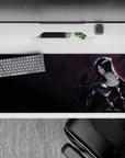 36x16 inches desk pad with Albedo from Overlord, showcasing her formidable strength and dark power in a bold, dramatic design.