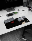 28x12 inches Kakashi Hatake mouse pad showing his calm deadly glance, silver hair, and glowing Sharingan.