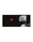 28x12 inches anime mouse pad with Kakashi Hatake design, crisp print for gaming desk setups.
