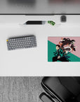 Small-sized 14x10 inch mousepad showcasing the iconic sibling bond of Tanjiro and Nezuko in art