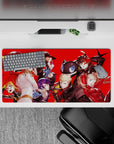 Persona 5 Royal mouse pad, 32x16 inches, featuring Joker, Ann, Ryuji, and Kasumi on a striking red background.