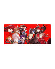 Anime mouse pad featuring Persona 5 Royal characters including Joker, Ann, Ryuji, and Kasumi on a 28x12 inch surface.
