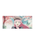 Streamlined Zero Two Sakura Serenity Mouse Pad 28x12 featuring flowing petals for bold yet calming workspace energy