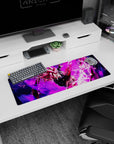 Stylish 32x12 inch mouse pad with Goku Black's dramatic energy, perfect for gaming or daily use
